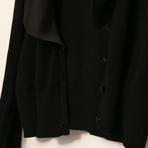 JACOB tuxedo crop cardigan sweater - Picture 3 of 3